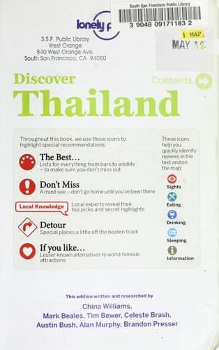 Tapa de Discover Thailand