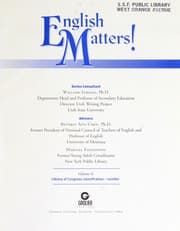 Tapa de English matters!