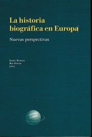 Tapa de La historia biográfica en Europa