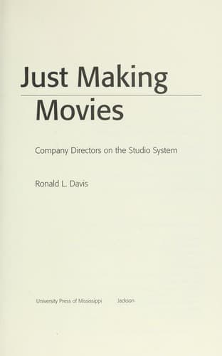 Tapa de Just making movies
