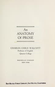 Tapa de An anatomy of prose