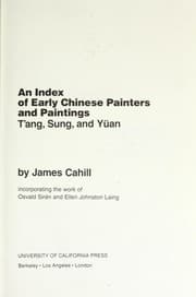Tapa de An index of early Chinese painters and paintings
