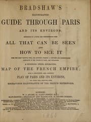 Tapa de Bradshaw's illustrated guide through Paris and its environs