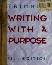 Tapa de Writing with a purpose
