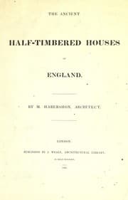 Tapa de The ancient half-timbered houses of England