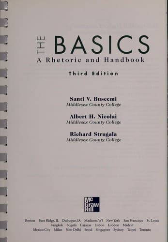 Tapa de The basics