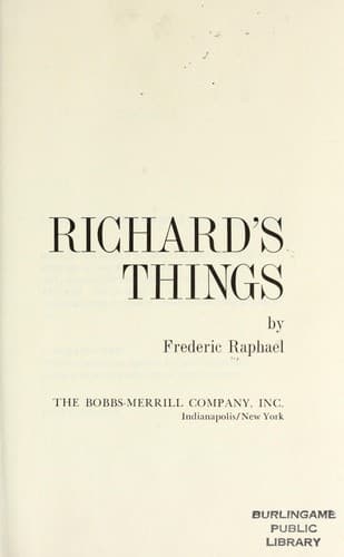 Tapa de Richard's things