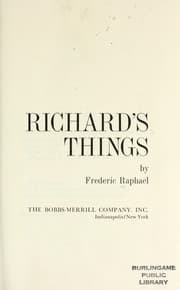 Tapa de Richard's things