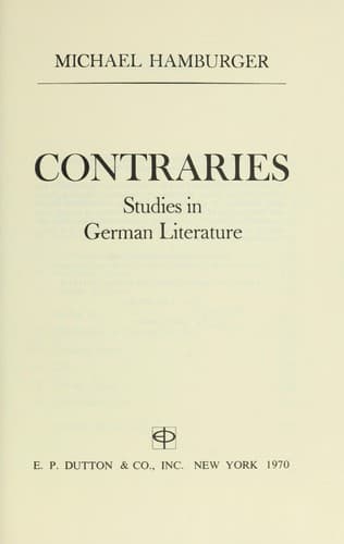 Tapa de Contraries