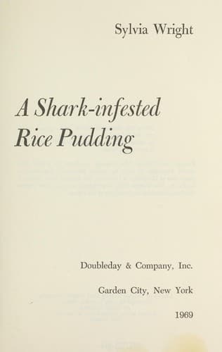 Tapa de A shark-infested rice pudding