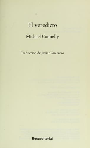 Tapa de El veredicto