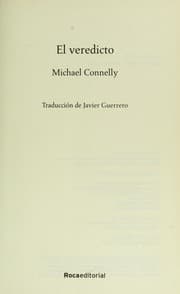 Tapa de El veredicto