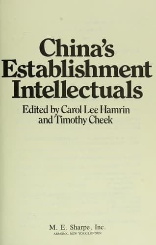 Tapa de China's establishment intellectuals