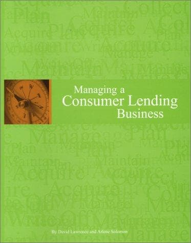 Tapa de Managing a consumer lending business