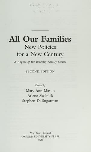 Tapa de All our families