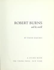Tapa de Robert Burns and his world