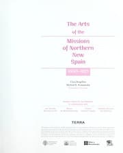 Tapa de The arts of the missions of northern New Spain, 1600-1821