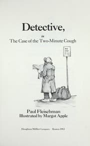 Tapa de Phoebe Danger, detective, in The case of the two-minute cough