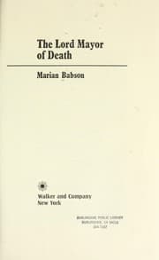 Tapa de The Lord Mayor of Death