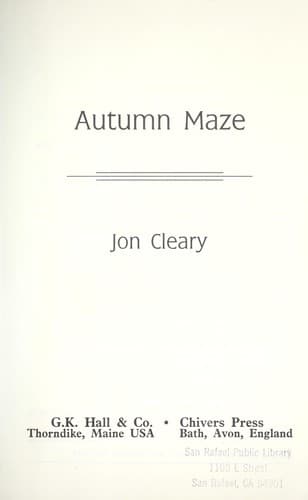 Tapa de Autumn maze
