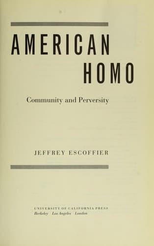 Tapa de American Homo