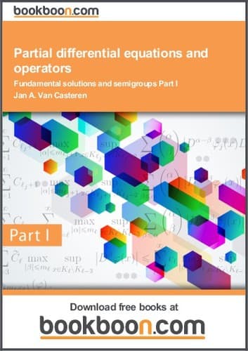 Tapa de Partial differential equations and operators Fundamental solutions and semigroups Part I