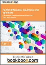 Tapa de Partial differential equations and operators Fundamental solutions and semigroups Part I