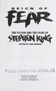 Tapa de Reign of Fear