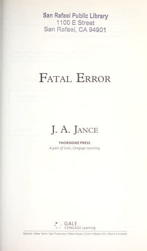 Tapa de Fatal error