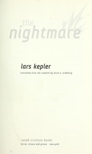 Tapa de The nightmare