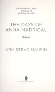 Tapa de The days of Anna Madrigal