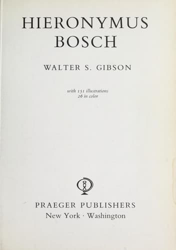 Tapa de Hieronymus Bosch