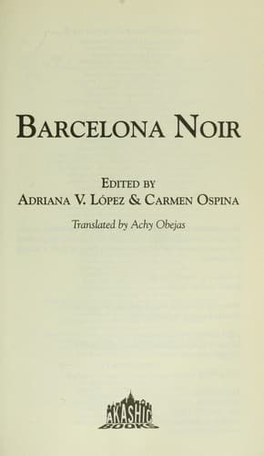 Tapa de Barcelona noir