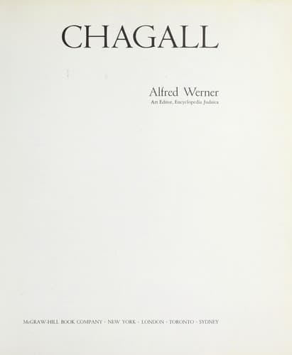 Tapa de Chagall