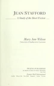 Tapa de Jean Stafford