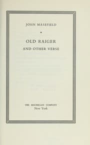 Tapa de Old Raiger, and other verse