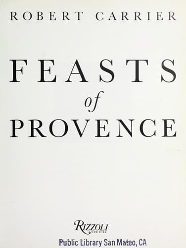 Tapa de Feasts of Provence