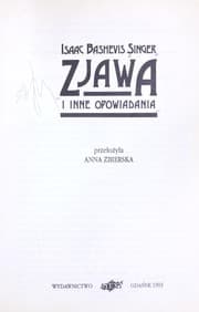 Tapa de Zjawa i inne opowiadania