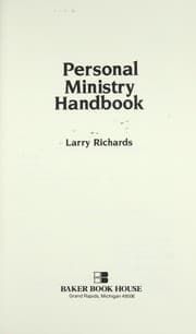 Tapa de Personal Ministry Handbook
