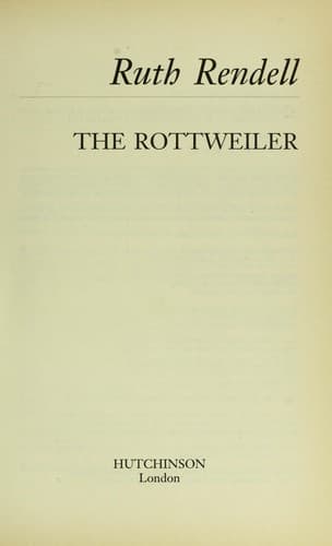 Tapa de The Rottweiler