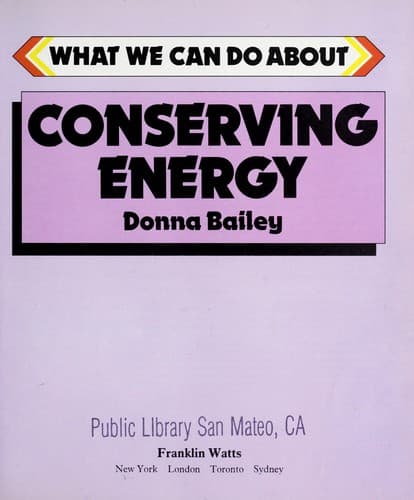 Tapa de Conserving energy