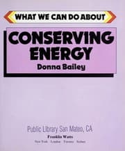 Tapa de Conserving energy