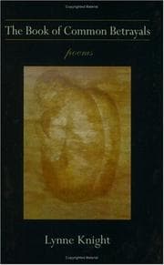 Tapa de The book of common betrayals