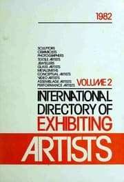 Tapa de International Directory of Exhibiting Artists 1982 Vol.2