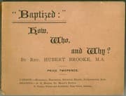Tapa de "Baptized:" How, Who, and Why?