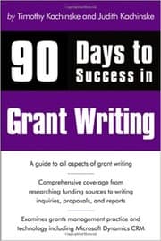 Tapa de 90 days to success in grant writing