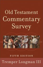 Tapa de Old Testament commentary survey