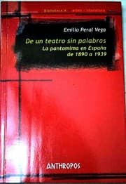 Tapa de De un teatro sin palabras
