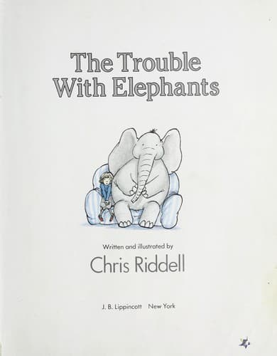 Tapa de The trouble with elephants