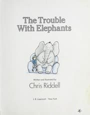 Tapa de The trouble with elephants